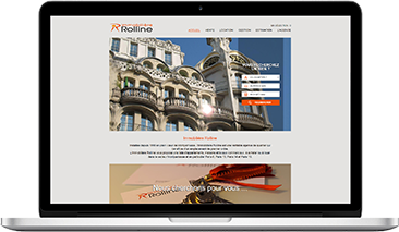 Réalisation de site template immobilier AT Rolline