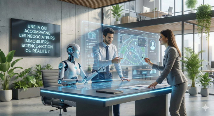 Une IA qui accompagne les négociateurs immobiliers : science-fiction ou réalité ?