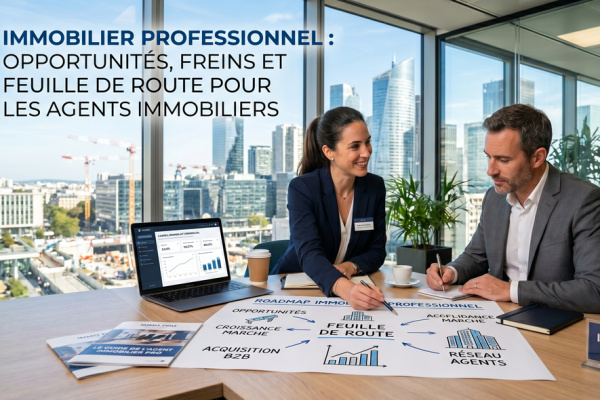 Immobilier professionnel : opportunités, freins et feuille de route pour les agents immobiliers