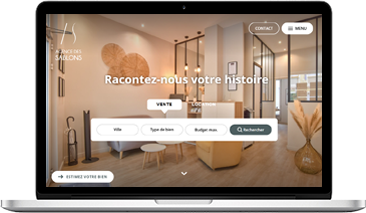 MODÈLE TEMPLATE NEW YORK (NY) Réalisation de site template immobilier NY Agence des Sablons