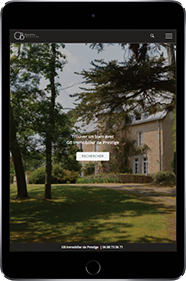 Réalisation de site template immobilier DB - GB immobilier de prestige