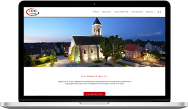 MODÈLE TEMPLATE STOCKHOLM (STO) Réalisation de site template immobilier STO HMJ L'immobilier