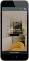 Réalisation de site template immobilier DB Agence des Sablons