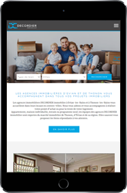 Réalisation de site template immobilier STO Decordier immobilier