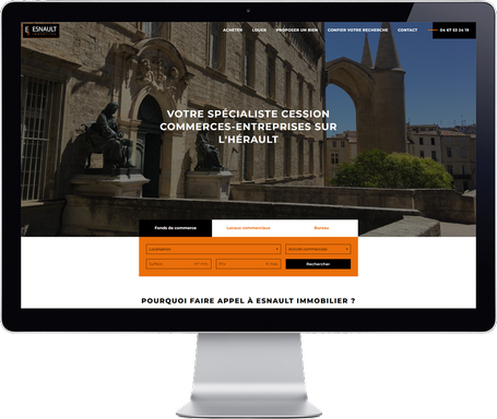 Site internet Esnault Immobilier