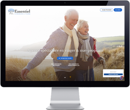Site internet Essentiel Patrimoine Viager