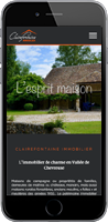 Réalisation de site template immobilier STO Clairefontaine