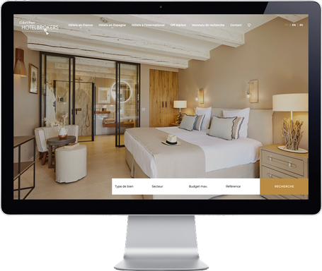 Site internet Carlton Hotelbrokers