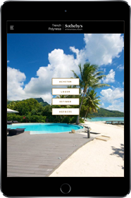 Réalisation de site template immobilier sur mesure French Polynesia Sotheby's