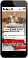 Réalisation de site template immobilier sur mesure Swixim