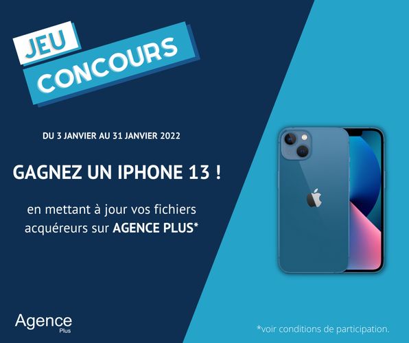 JEU CONCOURS : Gagnez un iPhone 13 !