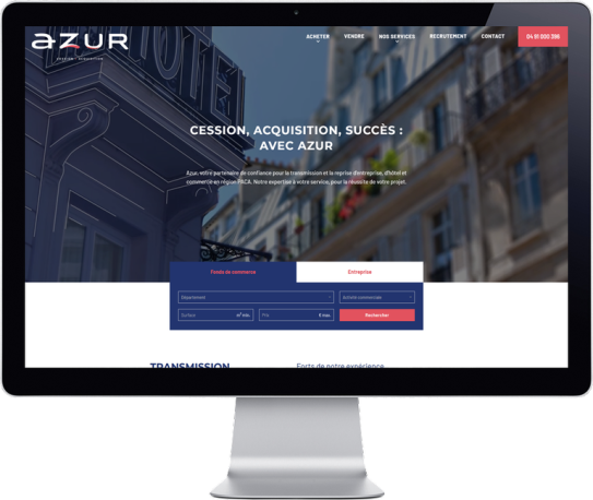 Réalisation de site template immobilier CAS - Weriz