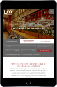 Réalisation de site template immobilier CAS - ML transmission